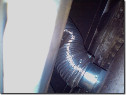 Dangerously Smashed Flex Pipe